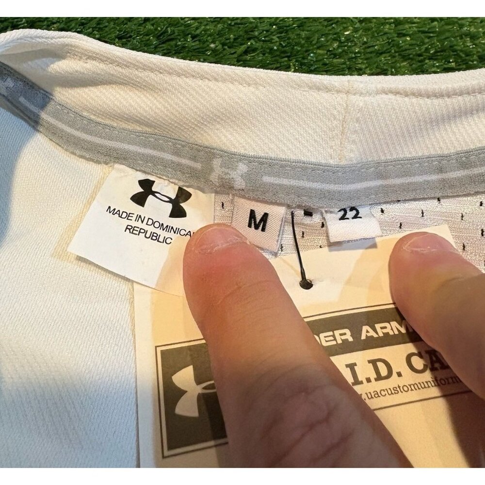 Northwestern Wildcats jersey mens medium purple white authentic Under Armour 29 - Picture 2 of 11